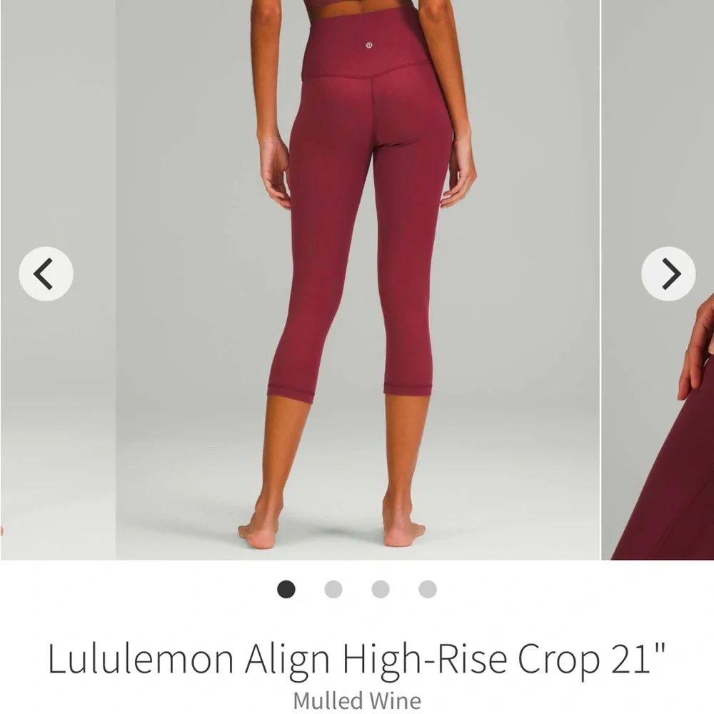 Lululemon Align High-Rise Crop Leggings 21